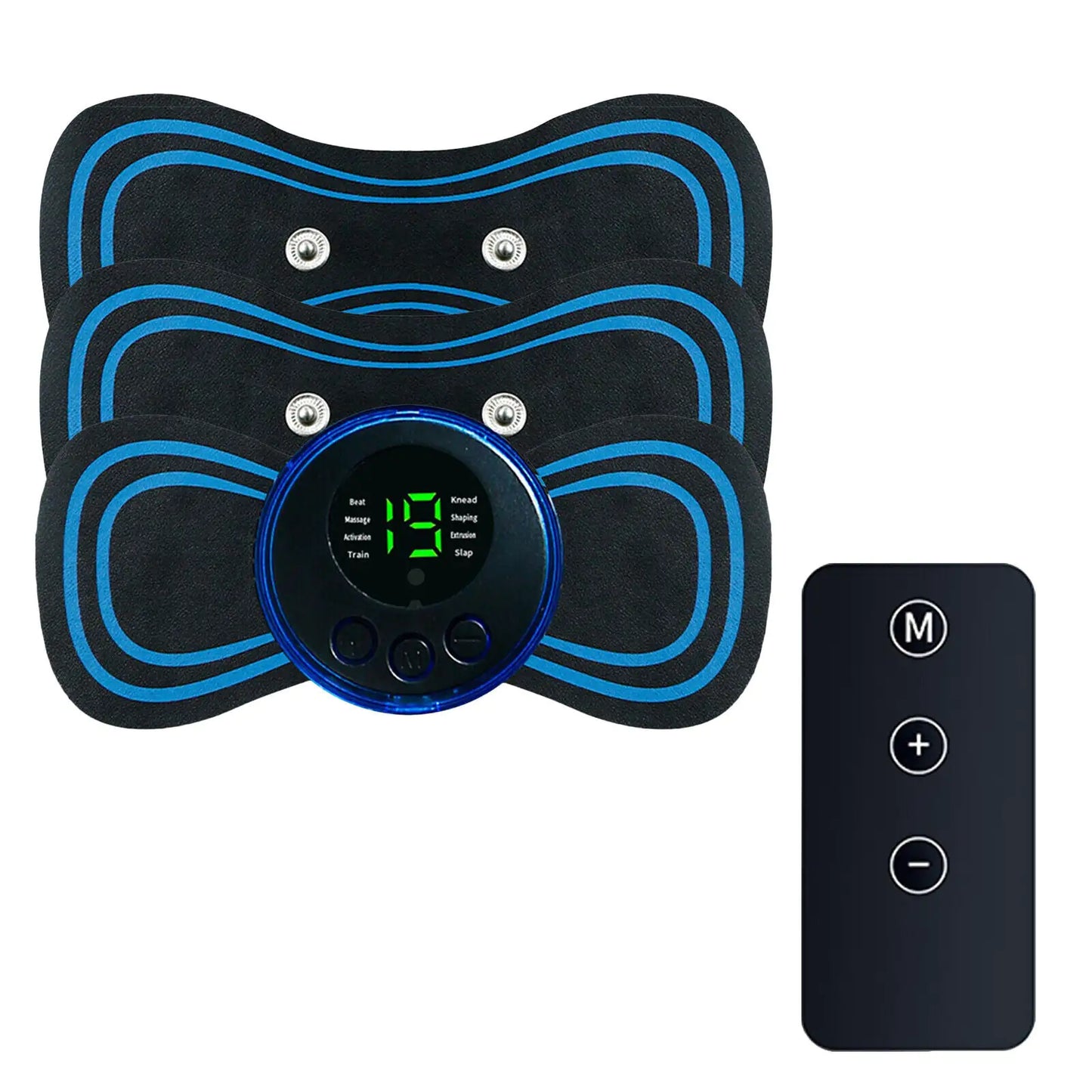 Portable TENS Pain Relief and Massage Patches