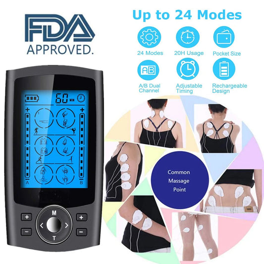24 Mode TENS Body Massage Device