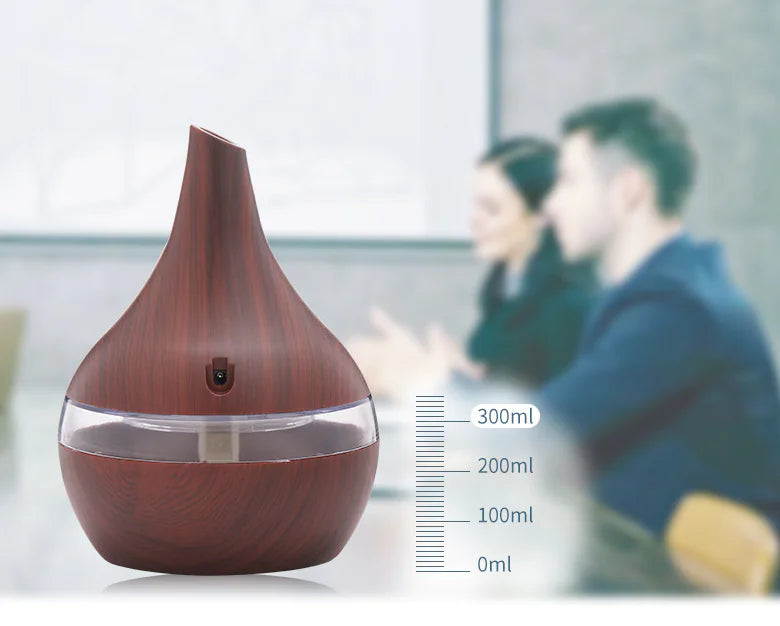 Wood Grain Humidifier and Air Purifier