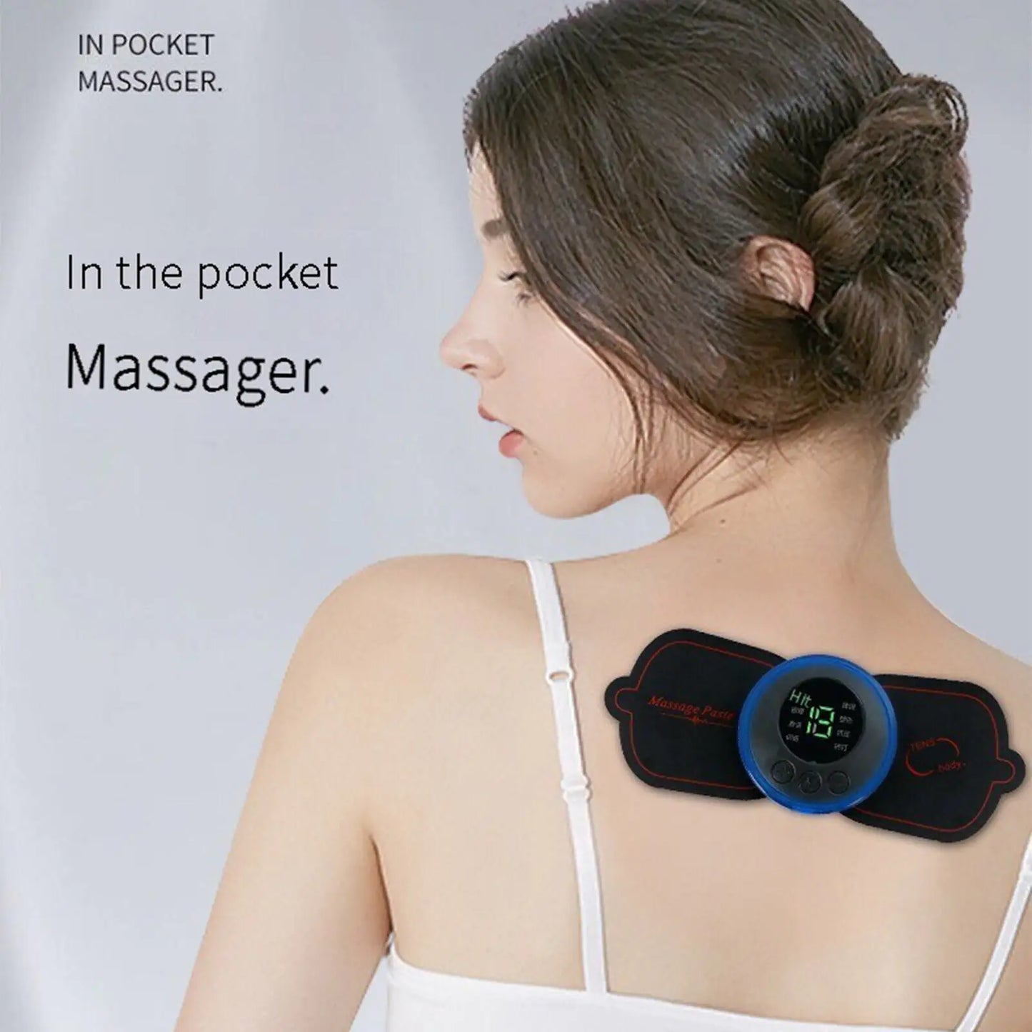 Portable TENS Pain Relief and Massage Patches